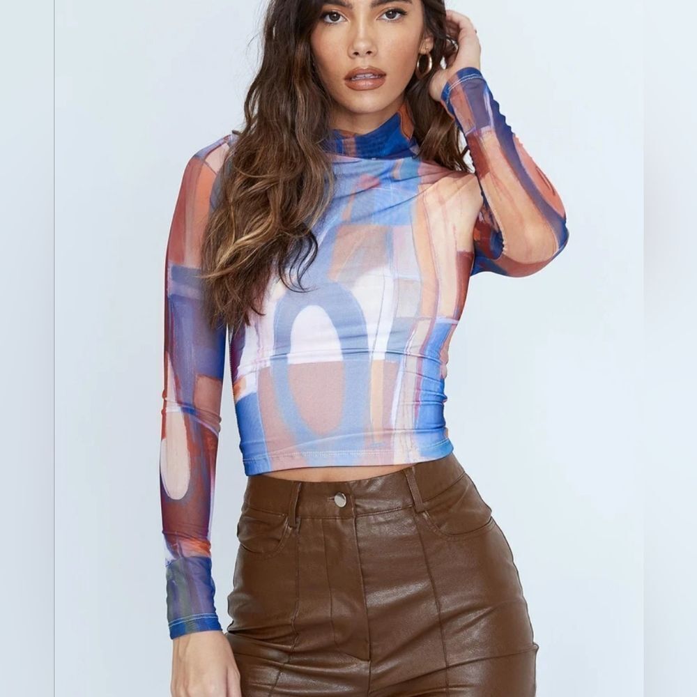 Princess Polly Nadi Crop Top Size 0
